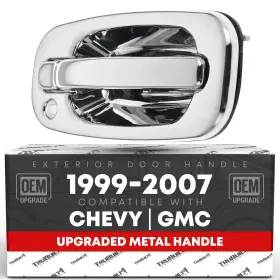 T1a-gm3523zm-fr T1a Exterior Front Passenger Door Handle Upgraded Metal - Compatible With 1999-2