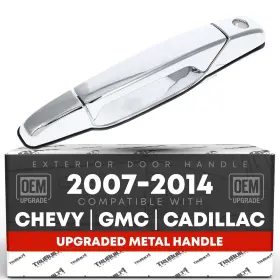 T1a-gm3545zm-fl T1a Exterior Front Driver Door Handle Upgraded Metal - Compatible With 2007-