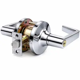 Lc2486r Tell Us26 Heavy Duty Commercial Grade 2 Storeroom Lockset Bright Chrome