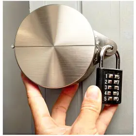 10023668 Temeili Door Handle Lock Knob Out Device Cover To Disable Stainless Steel