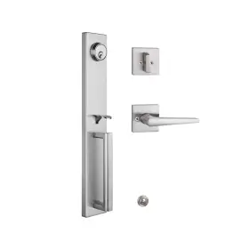 201610b-amz Tmc Handleset With Modern Knob And Mode For Exterior Front Door 201610b-amz Tmc Handleset With Modern Knob And Mode For Exterior Front Door