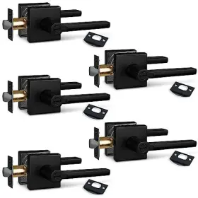 Hd1601-db-bk-5p Tmc 5pack Bed/bath Room Door Lever For Privacy Bathroom 5 Pack Bed And Bath