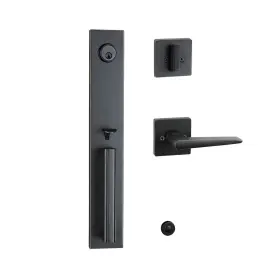 Mdhst201610b-amz Tmc Front Door Handleset With Knob Handle For Entrance Reversible