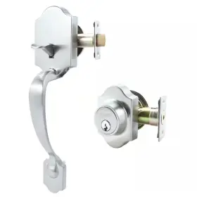Toledo 313037096039 Single Cylinder Satin Nickel Door Handleset