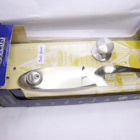 V1601tedhus15 Toledo Fine Locks Tenerife Double Cylinder Entrance Handleset