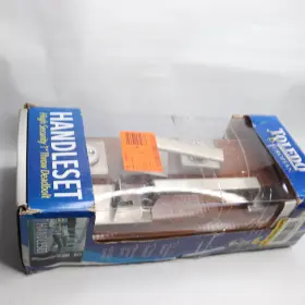 V1601lpluus15 Toledo Double Cylinder Lugo Low Profile Door Handleset Satin Nickle