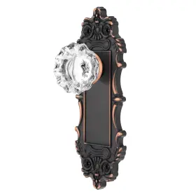Toptotoo 635408118189 Dummy Door Knob Interior Antique Single Side Glass Closet Knobs Replace