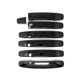 Dh6290blk Trim Illusion Patented 5 Piece Kit Shiny Gloss Black Door Handle Co