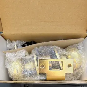 Usx2010d1p3 U.s. Lock 2010 Storeroom Plymouth Knob Lockset Grade 2 Bright Brass Us3
