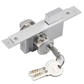Wanlian 798607412035 Storefront Door Mortise Lock Aluminum Silver