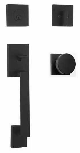 02880-242fr2d Weslock Brookside Single Cylinder Low Profile Front Lock Handleset With Door