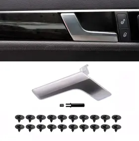 Gdr823267mbt Wodofo Gdr Matte Silver Interior Door Handle Repair Kit Inner Front Driver Or Inside Rea