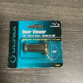 94007 World And Main Cranbury Llc Ultra Hardware 180 Polished Brass Door Viewer