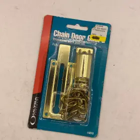 44810 World & Main Ultra Hardware Chain Door Guard Polished Brass No