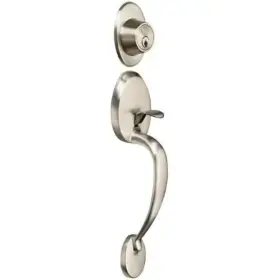Yr927ln619 Yale Lhsc15 Active Single Cylinder Lenoir Exterior Handle Set Satin Nickel