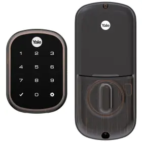 3be33a85-37ab-4f8c-9 Yale Security Assure Sl Deadbolt Lock Oil Rubbed Bronze Keyless Entry Door