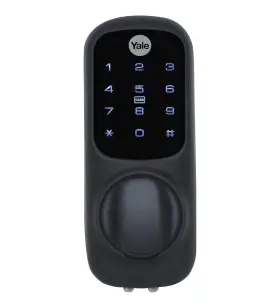 Yd-01-con-bl Yale Keyless Connected Door Lock - Black No Key Needed Lock/unlock With Pi