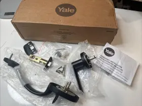 Yr927ln10bp Yale Edge Series Lenoir Sectional Single Cylinder Handle Set - Bronze