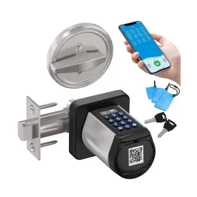 Pcb10key34 Youdo Welock Smart Deadbolt For Front Door Keyless Entry Lock Handle Keypad Lo