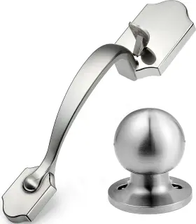 Zhande 726084055643 Voltstorm Lower Half Front Entry Handleset With Knob - Door Handle 304 Sta