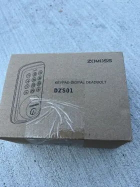 Dzs01 Zomoss Keypad Digital Deadbolt Auto Lock Satin Nickel