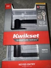 Kwikset Perth Entry Lever Square Trim Matte Black 740PHLSQT514 #9AC New. Price: $43.75.