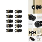 Probrico Door Knobs Interior Passage Handles 10 Pack Matte Black Finish New. Price: $105.18.