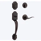 Kwikset Austin Front Entry Door Handleset Lock Venetian Bronze W/ Tustin Lever New. Price: $144.99.
