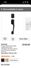 Kwikset Prague Matte Black Single Cylinder Entry Door Handleset Smartkey Pismo New. Price: $62.00.