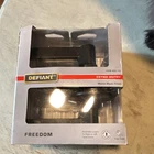 Defiant Freedom Keyed Entry Door Lever Matte Black Finish Lockset 2 Keys New. Price: $16.99.