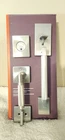 Home Decorators Woodward Door Handle & Deadbolt Set, Satin Nickle, 1011 857 575 Open. Price: $69.99.