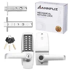 Mechanical Entry Keypad Door Handle With Key,auto-locking Push Button Co... Used. Price: $91.81.