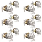 Knobonly Keyed Alike Exterior Knob, Round Outdoor Lock With One Sided Open. Price: $95.03.