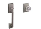 Schlage FC285 619 Century Entry Door Handle With Hobson Glass Knob New. Price: $40.00.