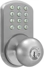 Milocks Keyless Entry Door Knob Satin Nickel Electronic Keypad Bed Bath New. Price: $49.02.