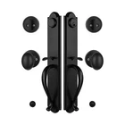 Newbang Matte Black Double Door Handle Set,(keyed Dummy SET),MDHST2018DB-.... Price: $198.11.