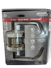 Universal Hardware Keyed Entry Storeroom Door Lever Satin Chrome UH40046 (ob) Open. Price: $39.95.