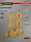 Defiant Brandywine Polished Brass Finish Entry Pack 2 X Cylinder Knobs New. Price: $27.55.