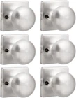 Gobekor 6 Pack Single Dummy Knobs For French Doors Brushed Nickel New. Price: $24.95.