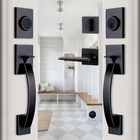 Newbang Double Front Door Entry Handle Deadbolt Lock MDHST201710B-SET-BR Open. Price: $178.24.