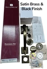 Baldwin 85320-050-FD Dummy Door Handle Knob Satin Brass/black Finish Madison Nos Open. Price: $139.99.