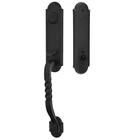 Emtek San Carlos Monolithic Entry Door Lock Set, Flat Black Dummy Read New. Price: $80.00.