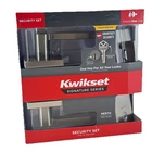 Kwikset Perth Keyed Entry Lever & Single Cylinder Deadbolt Door Lock 99910-092 New. Price: $39.95.