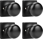 Gobekor Single Dummy Door Knobs Matte Black Half Knob, New. Price: $30.05.