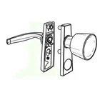 Strybuc Knob Latch Set Fits Doors To 1-1/4IN Thick Sdh 10 Aluminum 17-60 New. Price: $20.00.