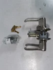 Schlage F51A 619 Flair Keyed Entry Lever Lockset Satin Nickel New. Price: $44.99.