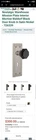 Nostalgic Warehouse Mission Plate Interior Mortise Waldorf Black Door Knob In... Open. Price: $139.99.