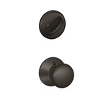 Schlage F59 622 Plymouth Interior Knob Deadbolt Matte Black Half New. Price: $92.83.