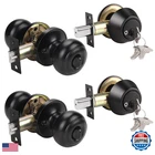 Knobwell 2 Pack All Keyed Same Entry Door And Double Cylinder Deadbolt New. Price: $68.72.