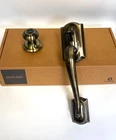 Schlage FE285 609 Camelot Front Entry Handle Georgian Interior Knob New. Price: $54.99.